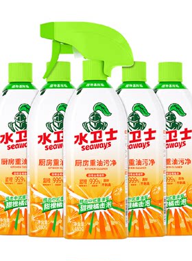 水卫士厨房油污净天然绵密泡沫