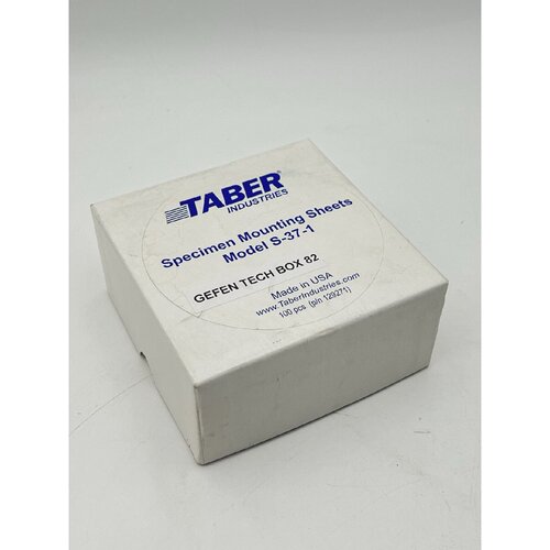 TABER S371 Round Specimen Mounting Sheets 100pcs