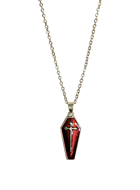 欧美朋克哥特复古十字架项链