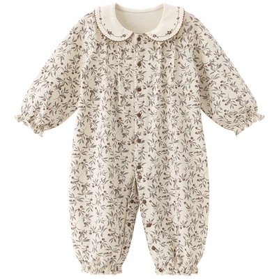 乖奇熊女宝宝甜美连体哈衣春秋季