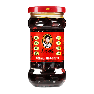 陶华碧老干妈辣椒酱风味豆豉油辣椒鸡油辣椒豆瓣酱拌面香辣下饭菜