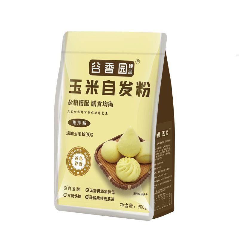 谷香园馒头自发粉预拌粉900g*3袋