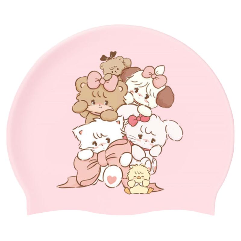新MIKKO硅胶泳帽女生专用训泳帽