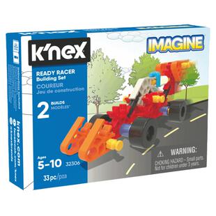 美国knex儿童益stem玩具拼插积木赛车机器人挖掘机男孩礼物5-10岁