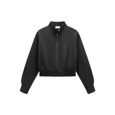 Unawares立领落肩宽松夹克