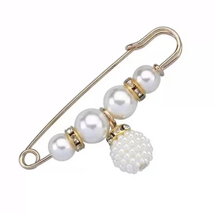 裤腰改小别针固定衣服夹子收腰神器胸针光扣胸针女别针固定夹点缀