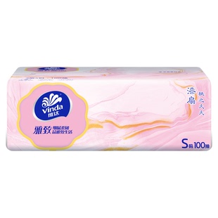 维达雅致纸巾抽纸家用大包纸抽3层100抽卫生纸餐巾纸2元面巾纸