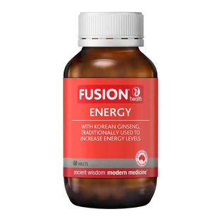 澳洲直邮 FUSION HEALTH康牌 草本精华抗疲倦能量补充维生素 60粒