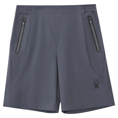 蜘蛛春夏男弹力梭织户外休闲短裤