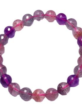 天然超级七水晶入门级手链手串