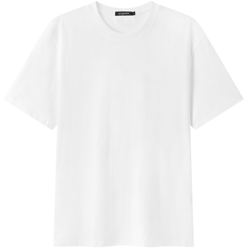 gxgjeans男装  多色基础打底圆领纯色短袖T恤男生上衣 26夏新品