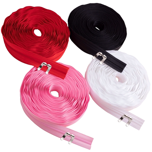 被套拉链长款家用双头被罩被子床单专用1.5米加厚拉锁拉链头配件