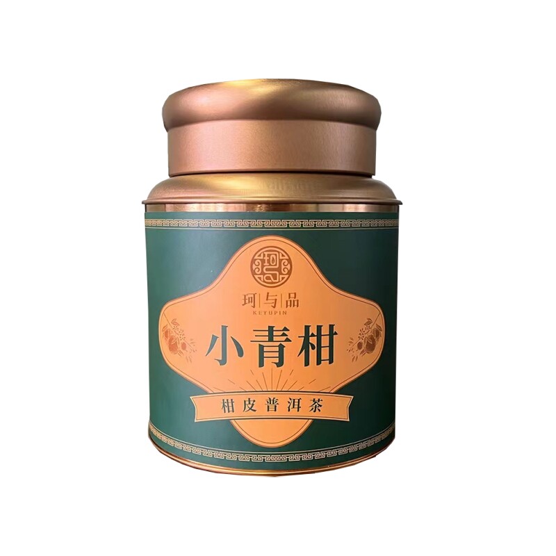 珂与品小青柑生晒柑普茶珂珂家小青桔陈皮普洱熟茶叶礼罐装送长辈