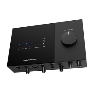 NI Komplete Audio 6 专业录音USB外置声卡直播K歌人声录制有声书
