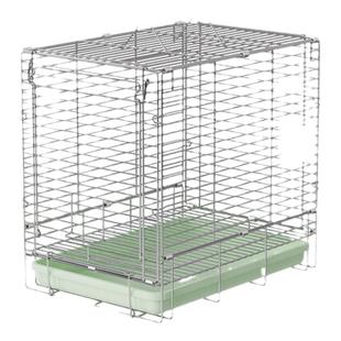 优嗖鹦鹉304不锈钢W032折叠笼外出鸟笼玄凤牡丹运输便携手提笼