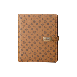 家庭证件收纳包带密码锁A4证书活页收纳本出生证户口本资料收纳册