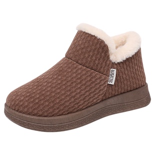 老北京棉鞋女冬季加绒加厚保暖妈妈鞋防滑软底中老年家居外穿棉靴