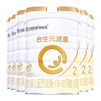 合生元奶粉派星2段800g*6旗舰店