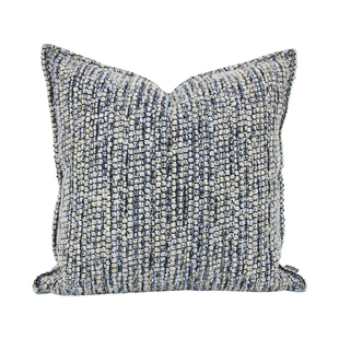 灰蓝棉麻绒面抱枕家居客厅靠枕样板间酒店靠垫现代简约靠背布瑞格