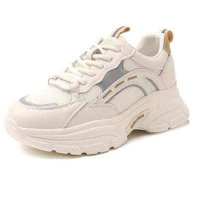 蜘蛛王运动休闲厚底圆头老爹鞋