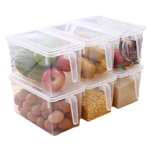 冰箱食物保鲜收纳盒放鸡蛋大号食品级盒子杂粮水果蔬菜储物整理筐
