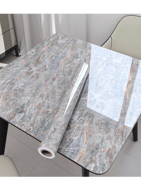 大理石桌面贴纸四方桌布自粘防水
