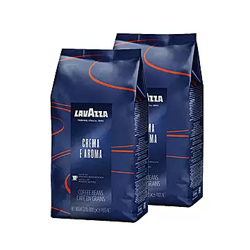 【1kg*2】LAVAZZA拉瓦萨浓缩中度烘焙咖啡豆