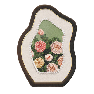 中古风电视柜桌面摆件创意装饰画法式客厅卧室挂画复古玄关柜摆画