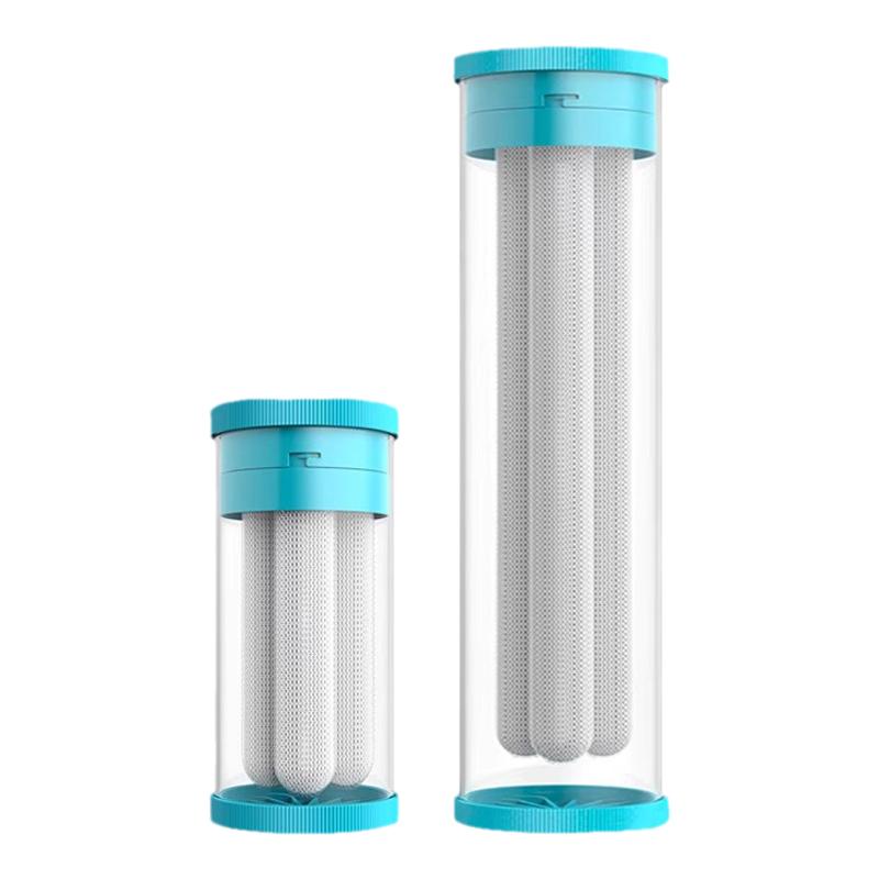 家用净水器PVDF超滤膜10寸滤瓶平口中空纤维前置过滤芯黄泥克星