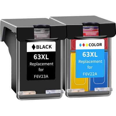 原装品质适用惠普63XL墨盒2130 2131 3630 3632 3830 3833 4512 4520 4522墨水4524打印机4650黑彩色国外海外