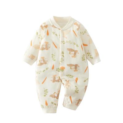 棉恋森婴儿衣服秋冬季连体衣纯棉