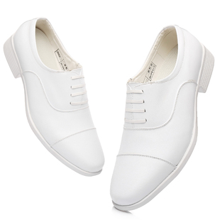 正装三接头凉鞋白皮鞋三节头礼服鞋男士黑白鞋婚礼保安休闲文艺