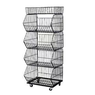 超市商店零食货架斜口篮小卖部便利店货架玩具药店置物架展示架子