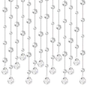 珠帘隔断帘客厅屏风过道入户门对门装饰吊饰水晶挂帘子免打孔门帘