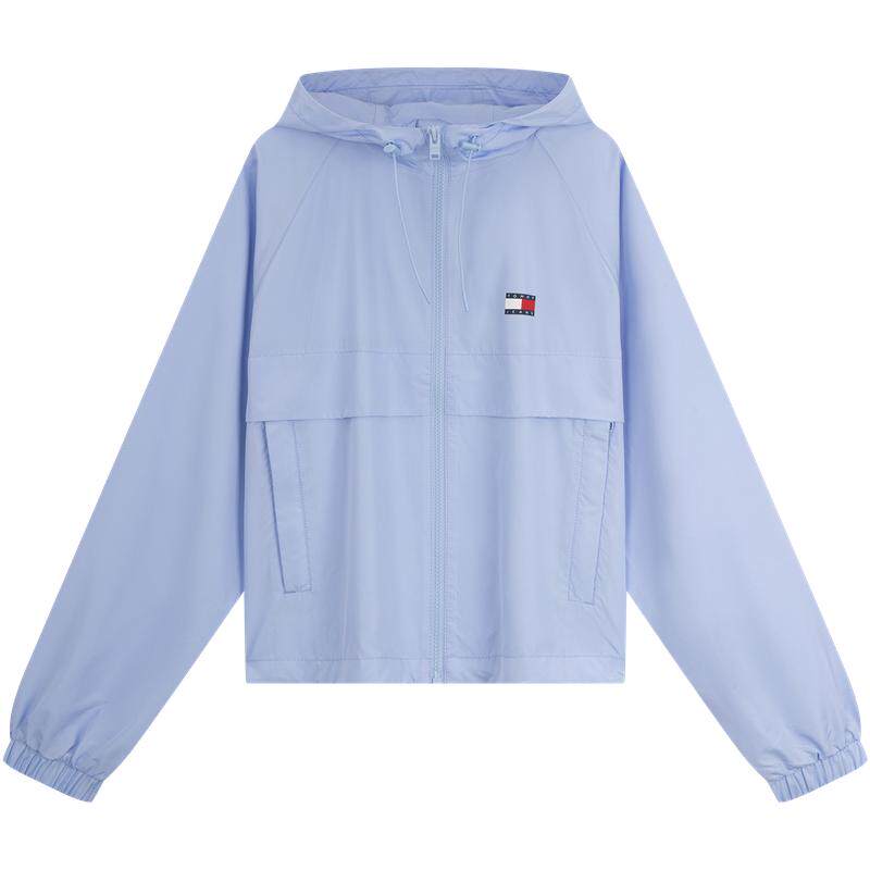 Tommy女装休闲轻薄连帽运动夹克