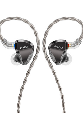 FiiO/飞傲 JH5 五单元圈铁有线HiFi耳机入耳式0.78发烧音乐耳塞