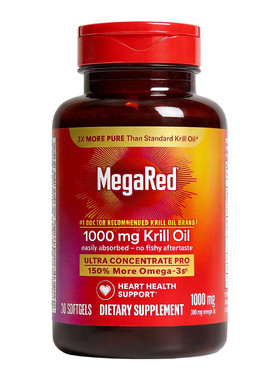 MegaRed脉拓纯南极磷虾油护血脂