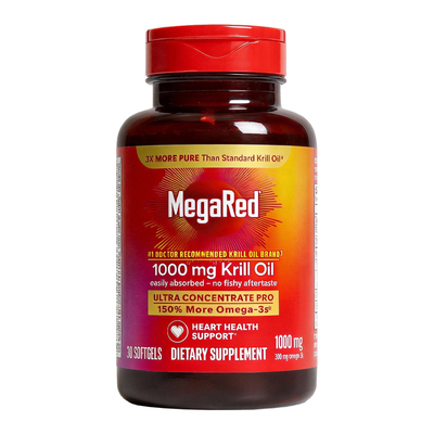 MegaRed脉拓纯南极磷虾油护血脂