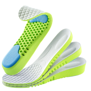 防臭增高鞋垫男士女隐形内增高鞋垫不累脚透气吸汗增高垫足弓支撑