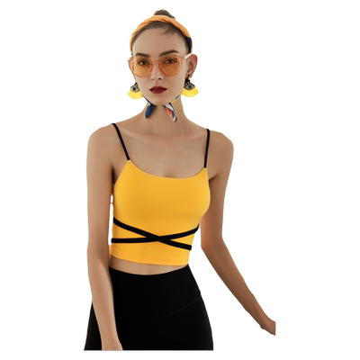 divinablu巴黎系列短款瑜伽背心