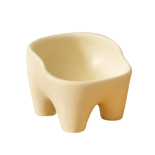 LENYVASEN 陶瓷猫狗碗大口径猫食盆喝水饭碗高脚护颈防打翻宠物碗