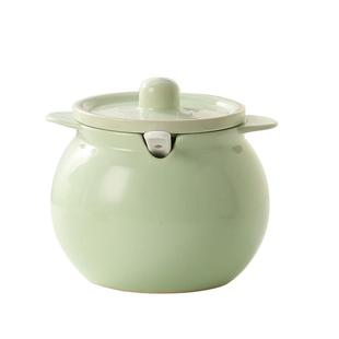 家用陶瓷猪油罐耐高温厨房大容量调料罐带滤网盐罐辣子专用辣椒罐