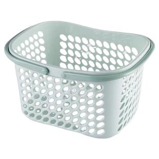 超市购物篮便利店饰品店塑料篮子手提篮零食店长方形加厚大号菜篮