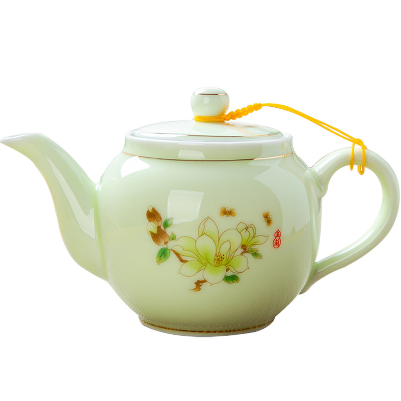 连山阁陶瓷大号过滤泡茶壶