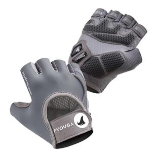 FYOUGA斐佑骑行手套女半指公路山地自行车男健身专业防滑运动装备