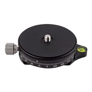 熙熙円 CPC-60全景快装板球型云台夹座三脚架全景360旋转单反相机底座板拓展