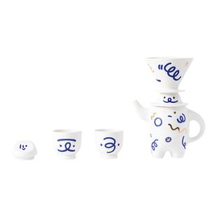 新年礼物 卷宗商店 | WEKUKU Brew Buddy创意礼物咖啡杯茶壶套组