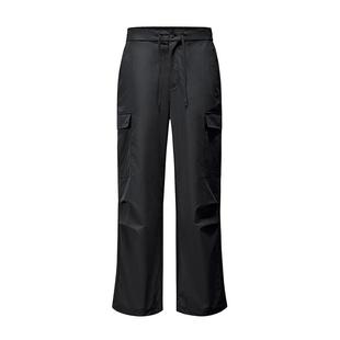 骆驼企鹅系列户外工装裤女款2025新款酷飒风秋防泼水防风白色裤子