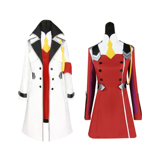 darlinginthefranxx02女主国家队cosplay战斗服头饰假发外套