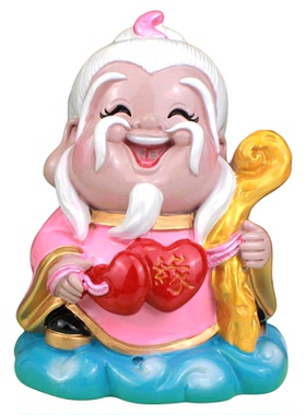 月老神像小摆件送朋友可爱礼物